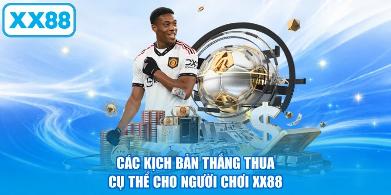 Các kịch bản thắng thua cụ thể cho người chơi XX88