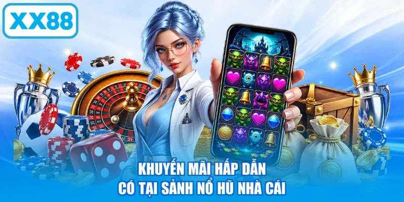 Khuyến mãi hấp dẫn có tại sảnh nổ hũ nhà cái