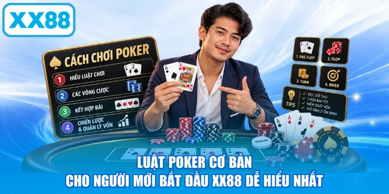 Luật Poker Cơ Bản Cho Người Mới Bắt Đầu XX88 Dễ Hiểu Nhất
