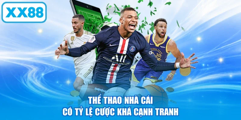 Thể thao nhà cái có tỷ lệ cược khá cạnh tranh