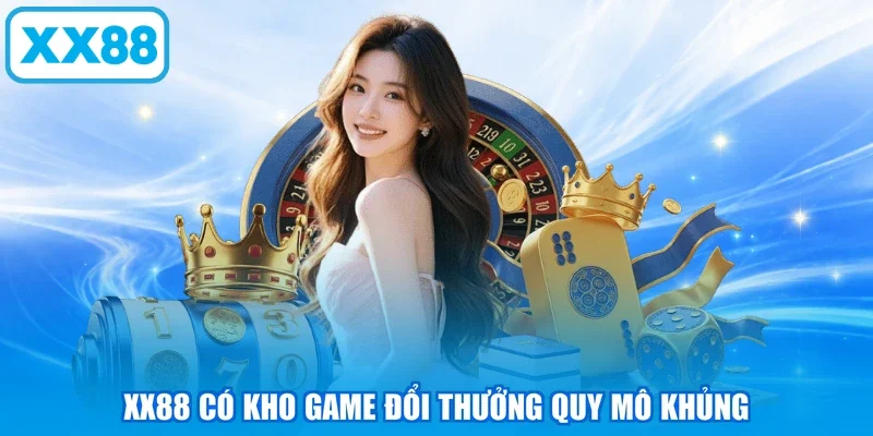 XX88 có kho game đổi thưởng quy mô khủng